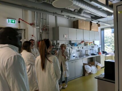 Tour of the labs within the biomaterial science department.