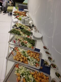 Delicious Treats: A snapshot of the finger food served during the event. (Image: A. Dakkouri-Baldauf)