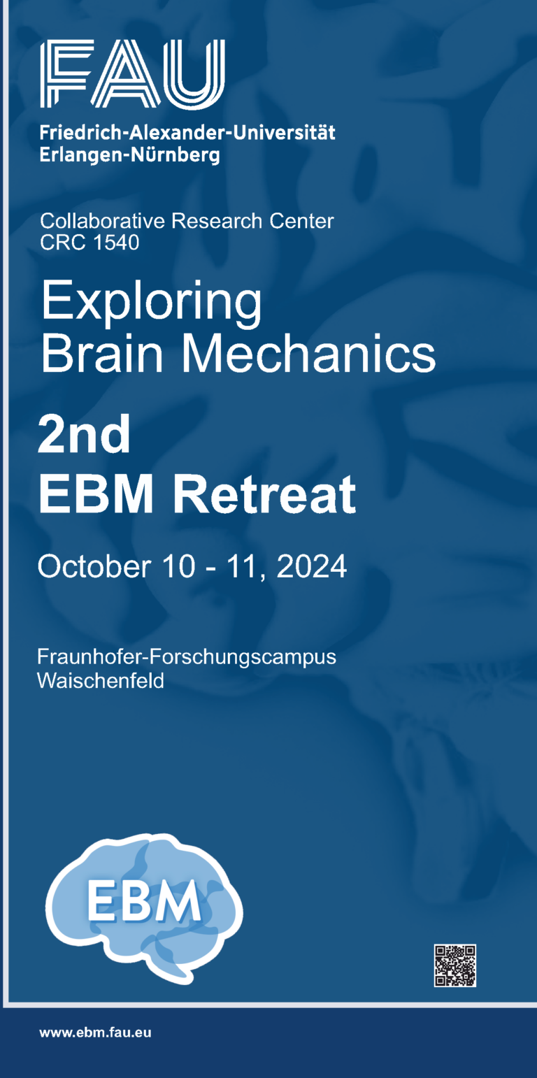 Announcement: 2nd EBM Retreat from October 10 -11, 2024 in Waischenfeld