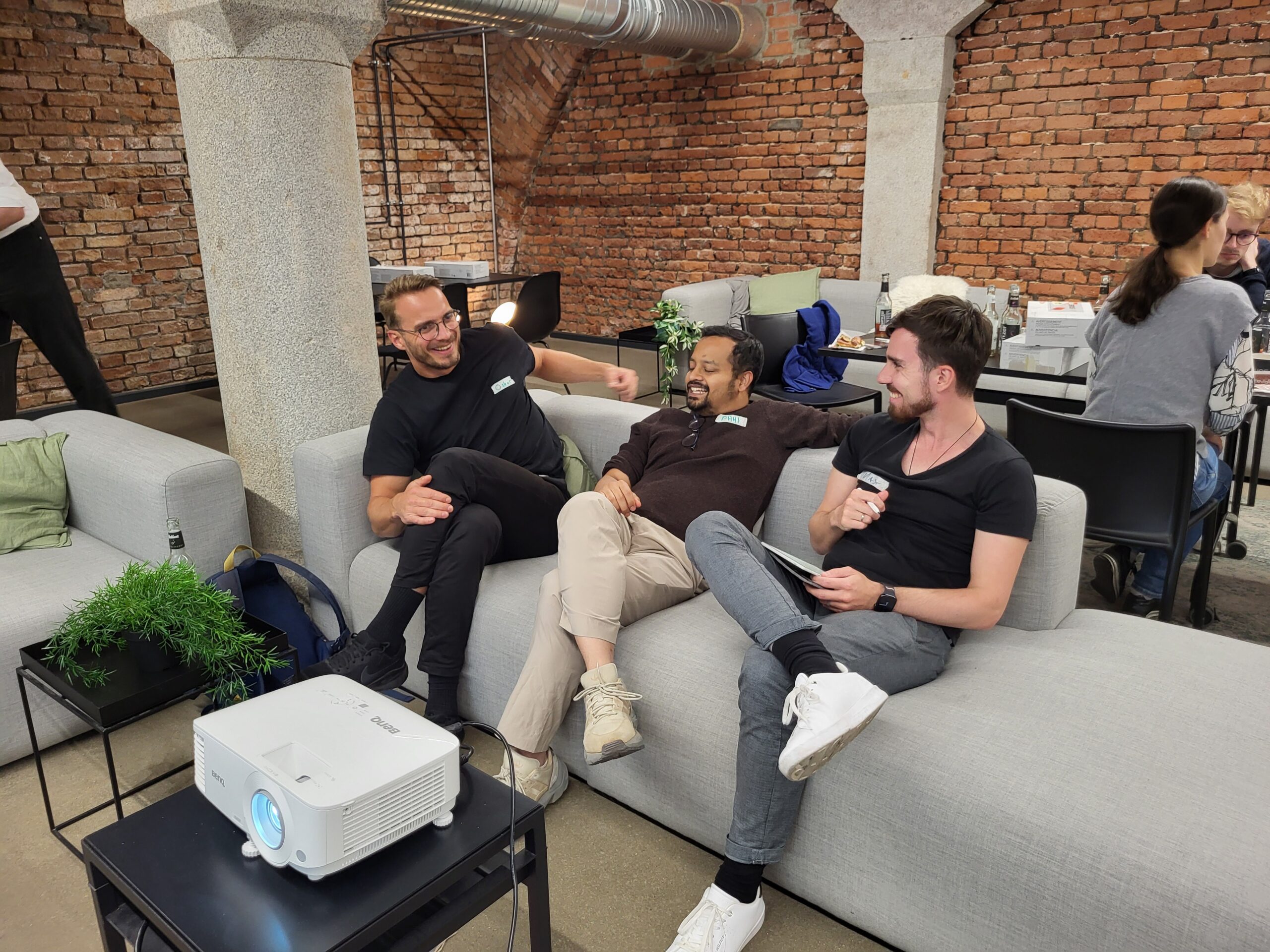 Brainstorming wild and wonderful startup ideas for Hypersonic Sound tech (Image: A. Dakkouri-Baldauf)