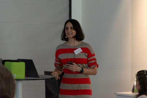 Invited speaker at the EBM Symposium 2025. (Image: S. Viezens)