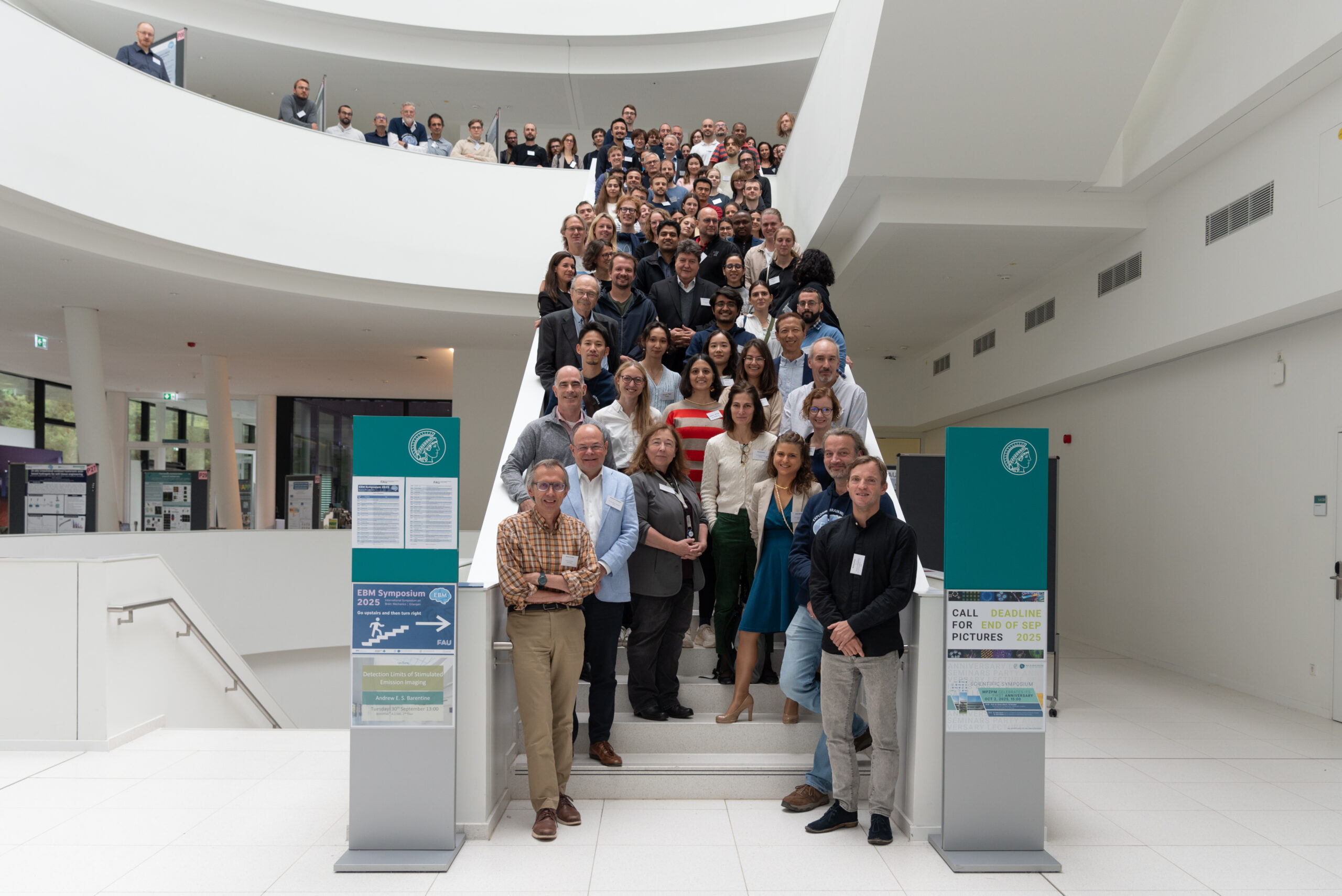 Group photo of participants at the EBM Symposium 2025 (Image: S. Viezens)