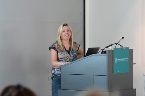 Invited speaker at the EBM Symposium 2025. (Image: S. Viezens)