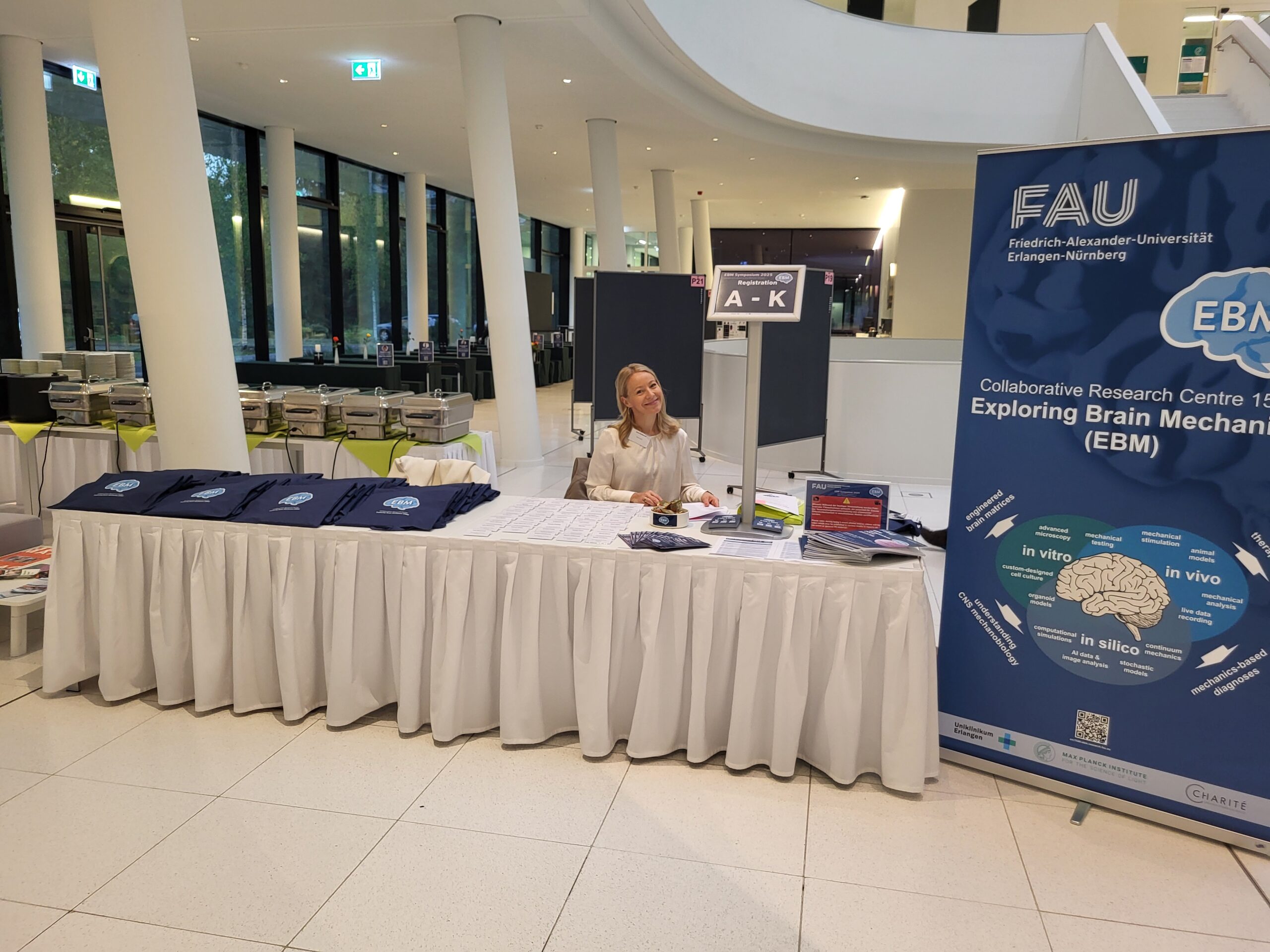 Everything ready for the start of the EBM Symposium 2025 (Image: A. Dakkouri-Baldauf)