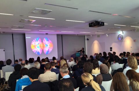 Invited speaker at the EBM Symposium 2025. (Image: A. Dakkouri-Baldauf)