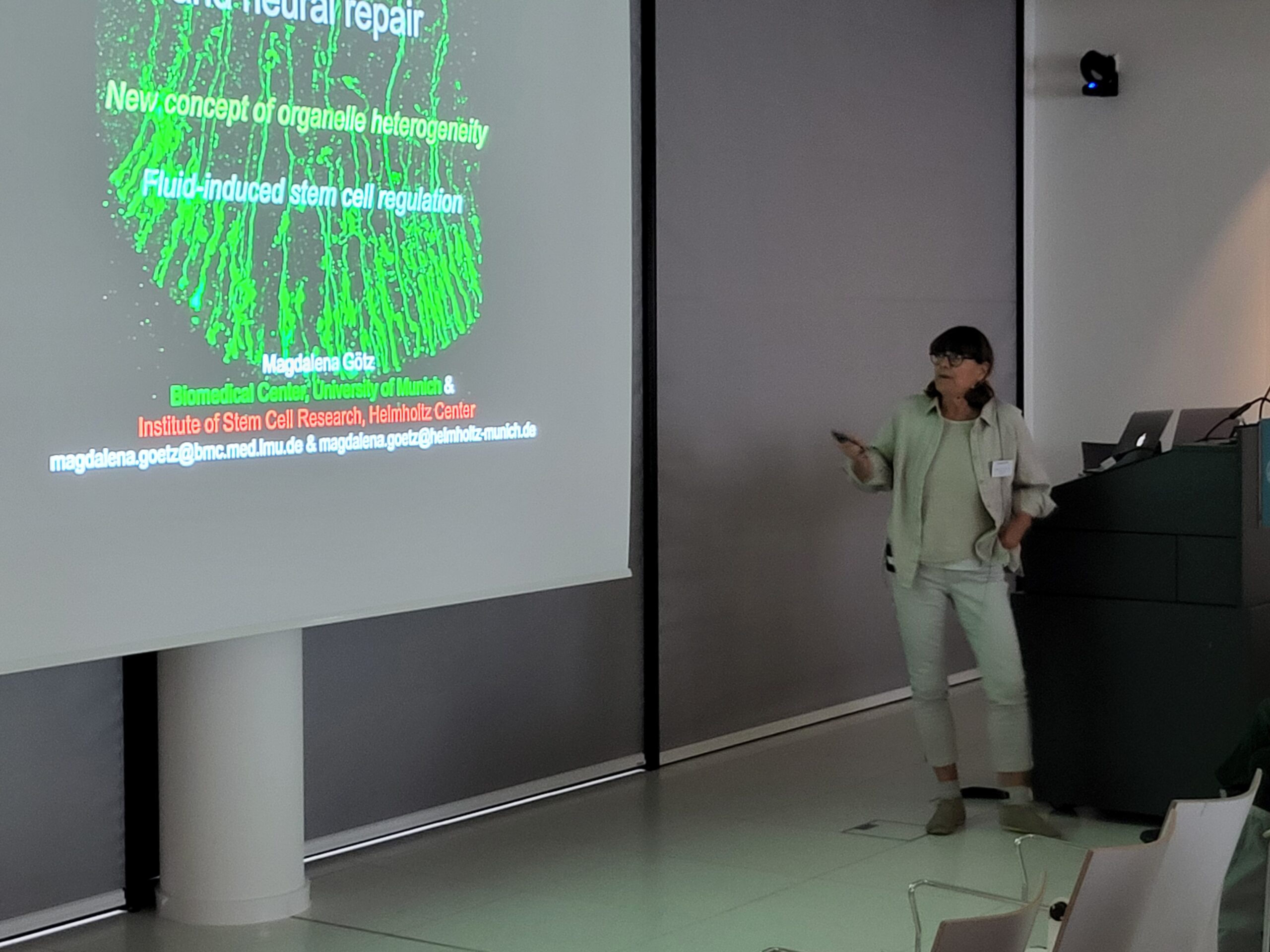 Invited speaker at the EBM Symposium 2025 (Image: A. Dakkouri-Baldauf)