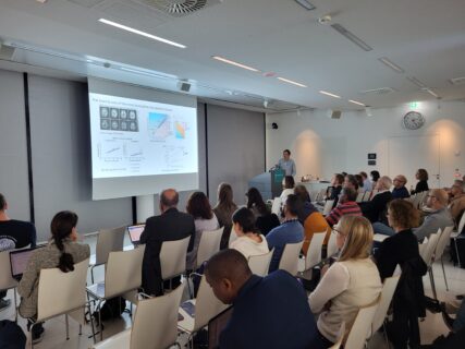 Invited speaker at the EBM Symposium 2025. (Image: A. Dakkouri-Baldauf)