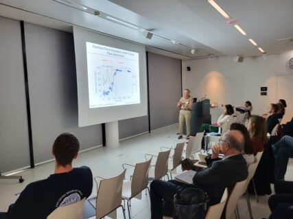 Invited speaker at the EBM Symposium 2025. (Image: A. Dakkouri-Baldauf)
