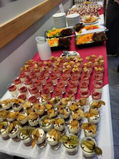 Culinary highlights from the EBM Symposium dinner. (Image: A. Dakkouri-Baldauf)