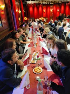 Networking and celebration during the conference dinner at Kulturforum Logenhaus. (Image: A. Dakkouri-Baldauf)