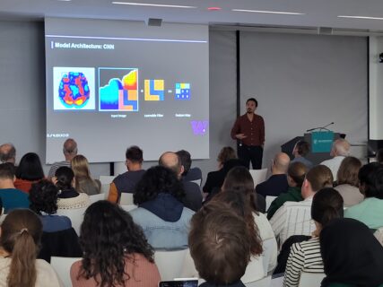 Invited speaker at the EBM Symposium 2025. (Image: A. Dakkouri-Baldauf)
