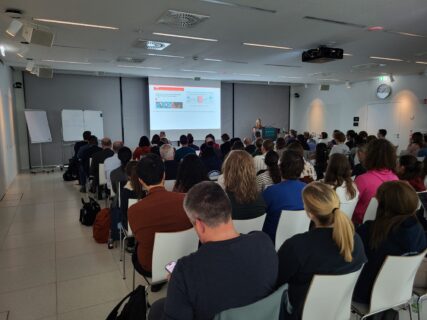 Invited speaker at the EBM Symposium 2025. (Image: A. Dakkouri-Baldauf)