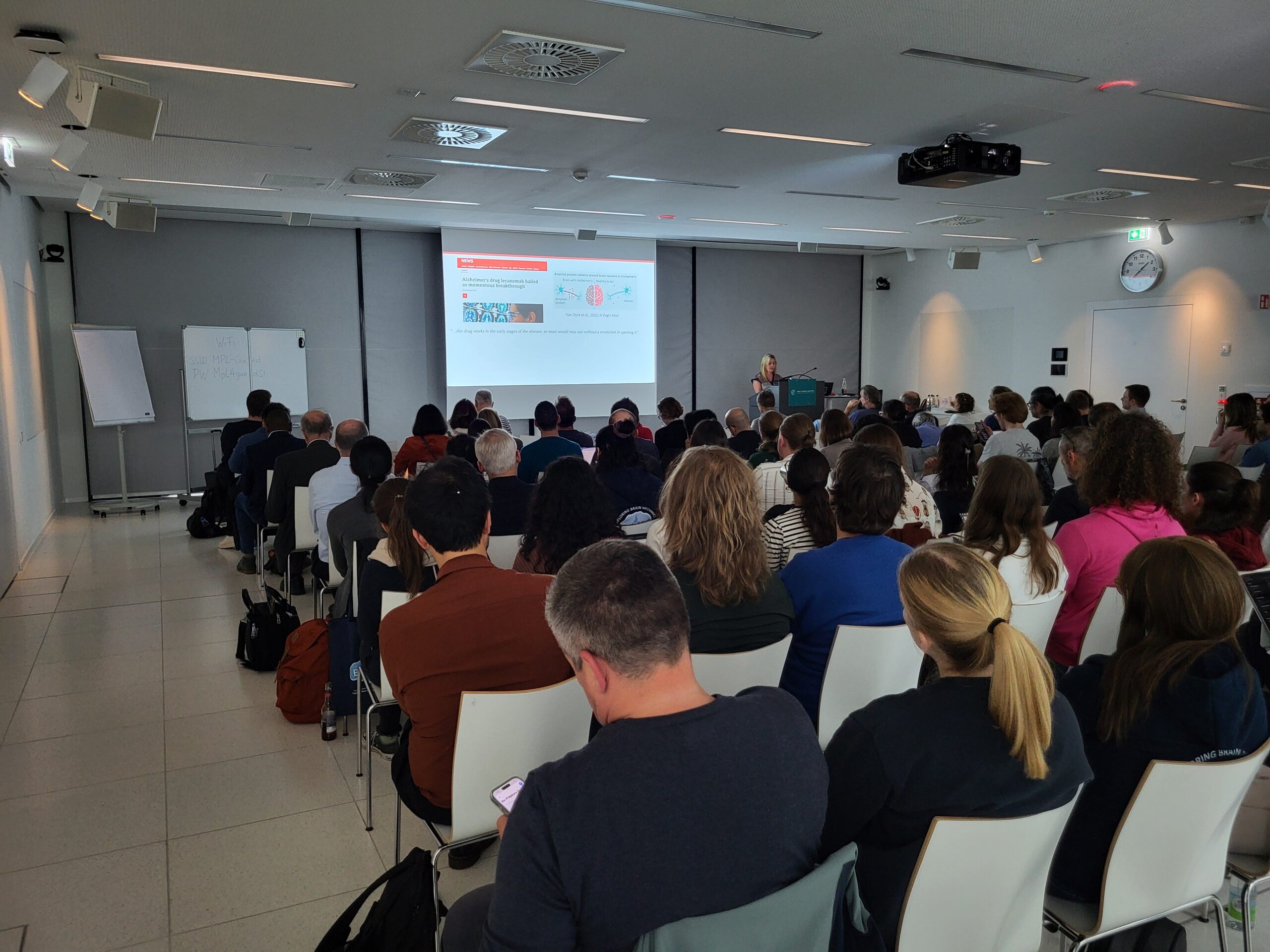 Invited speaker at the EBM Symposium 2025. (Image: A. Dakkouri-Baldauf)