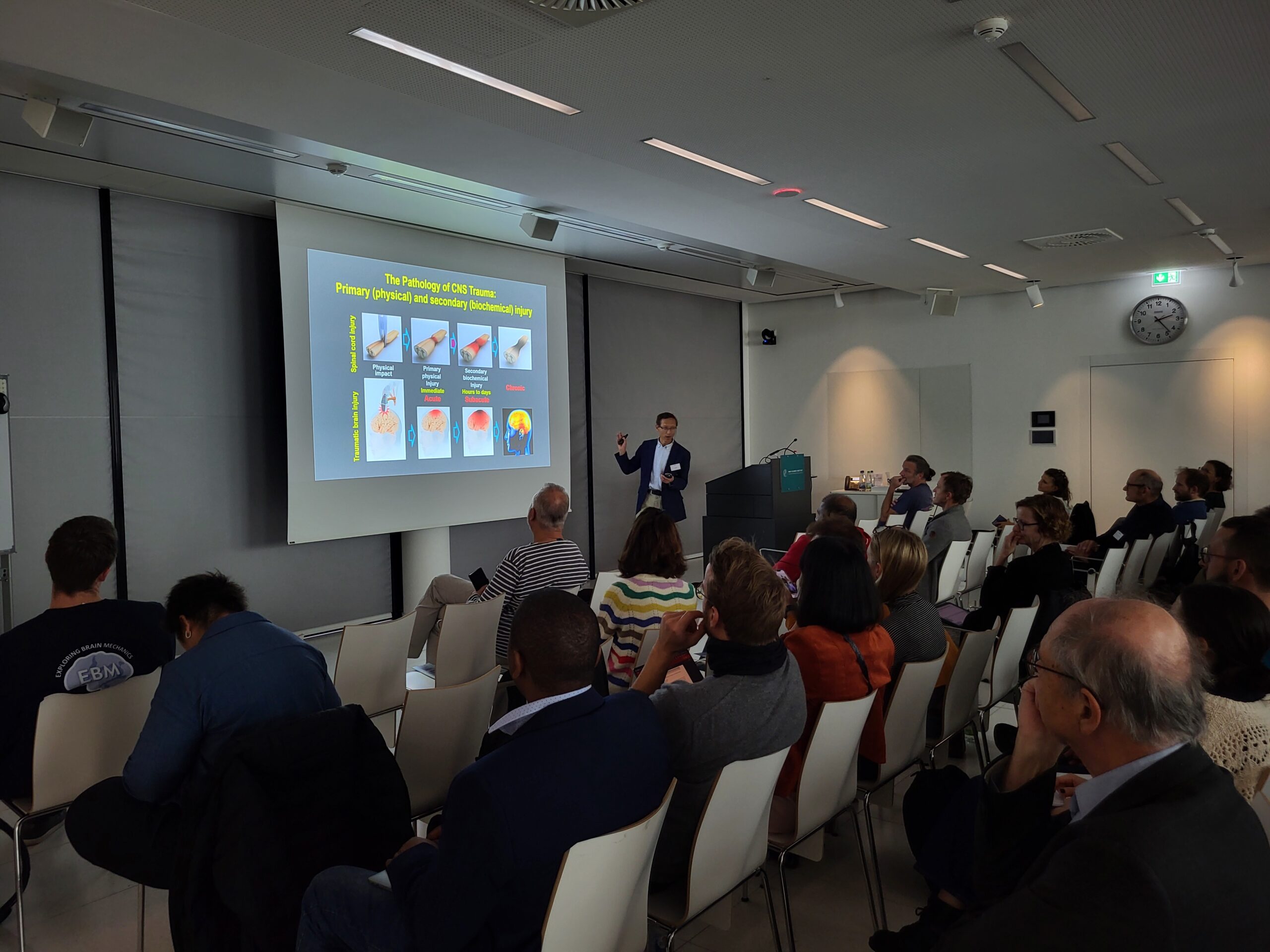 Speaker at the EBM Symposium 2025 (Image: A. Dakkouri-Baldauf)