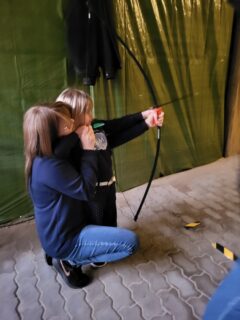 Next generation of archers in action. (Image: A. Dakkouri-Baldauf)
