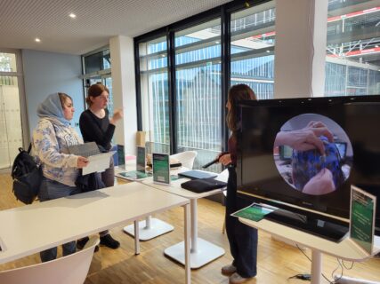 Preparing for the Long Night of Sciences - great teamwork! (Image: A. Dakkouri-Baldauf)