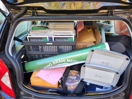 The morning after: science on wheels. (Image: A. Dakkouri-Baldauf)