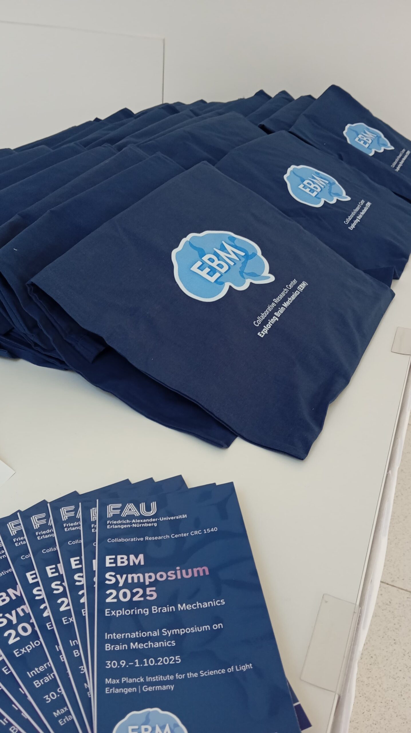 Behind the scenes at the EBM Symposium 2025 – setting the stage for an inspiring event (Image: A. Baldauf)