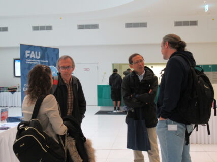 A lively start to the EBM Symposium 2025 as the first guests arrive and connect. (Image: D. Bittner)