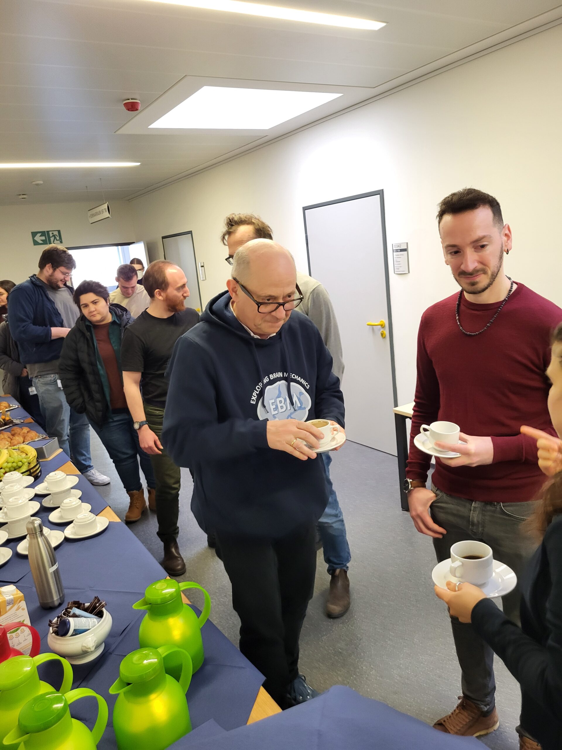 Impressions from the Storytelling & Science Workshop — stories flowing over coffee (Image: A. Dakkouri-Baldauf).