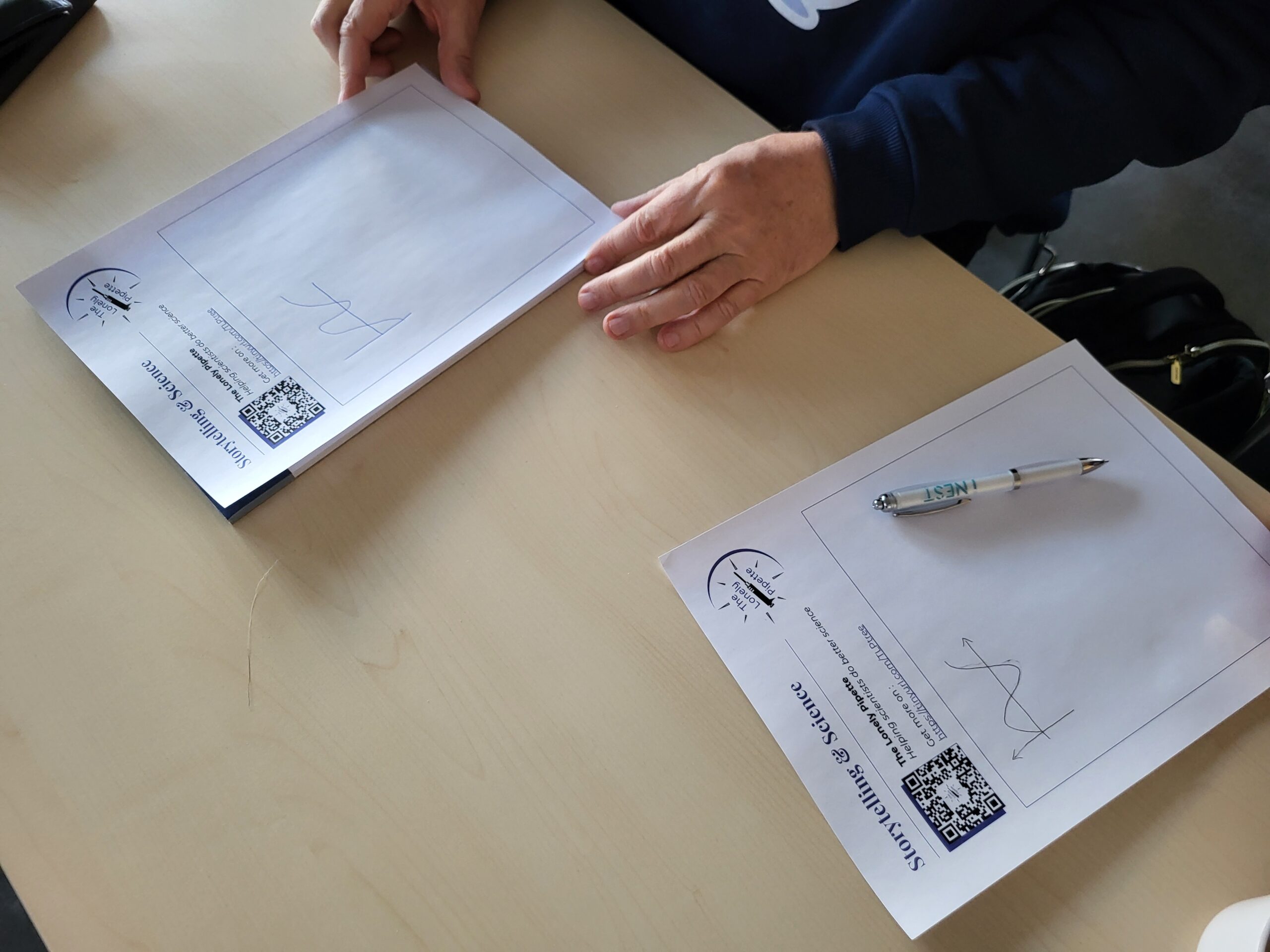 Impressions from the Storytelling & Science Workshop (Image: A. Dakkouri-Baldauf).