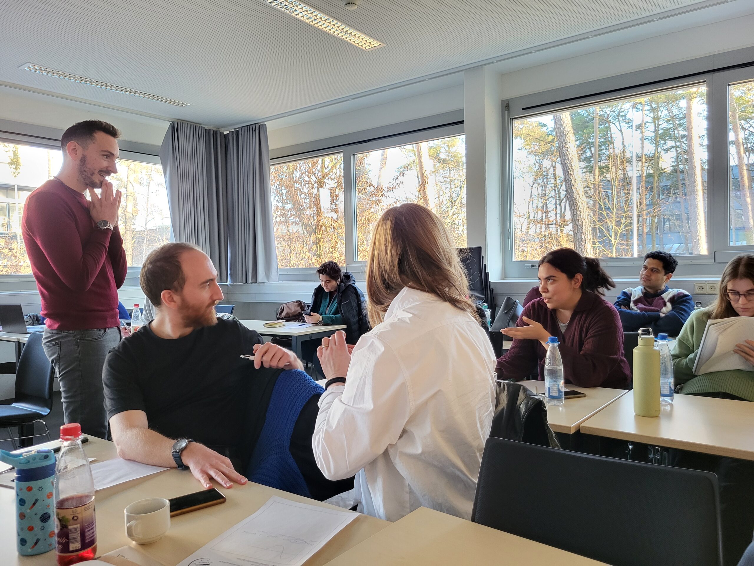 Impressions from the Storytelling & Science Workshop — engaging discussion in the plenary (Image: A. Dakkouri-Baldauf).