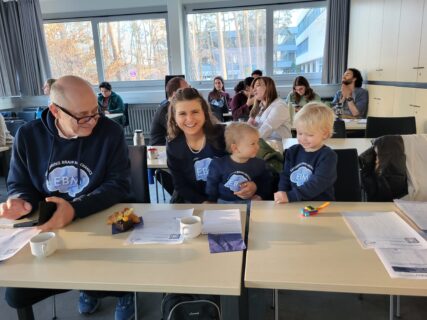 Impressions from the Storytelling & Science Workshop — everyone enjoying stories, big and small (Image: A. Dakkouri-Baldauf).