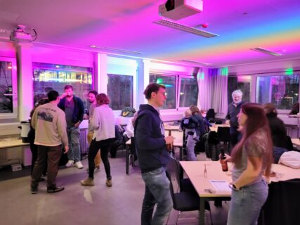 Moments from our New Year get-together (Image: A. Dakkouri-Baldauf).