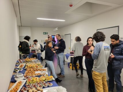 Moments from our New Year get-together — where good conversations meet good food (Image: A. Dakkouri-Baldauf).