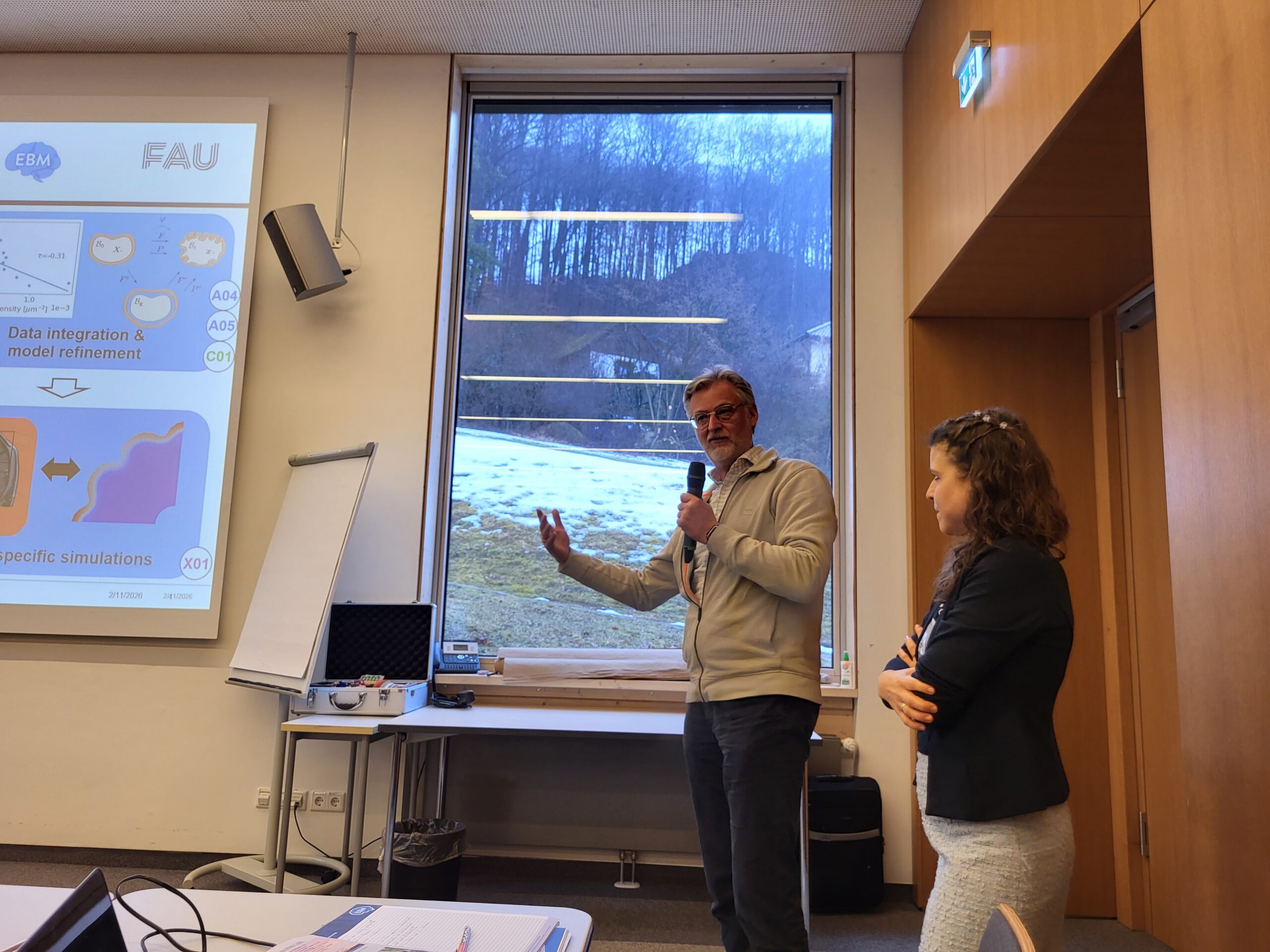 Presenting their planned project: PIs in action. (Image: A. Dakkouri-Baldauf)