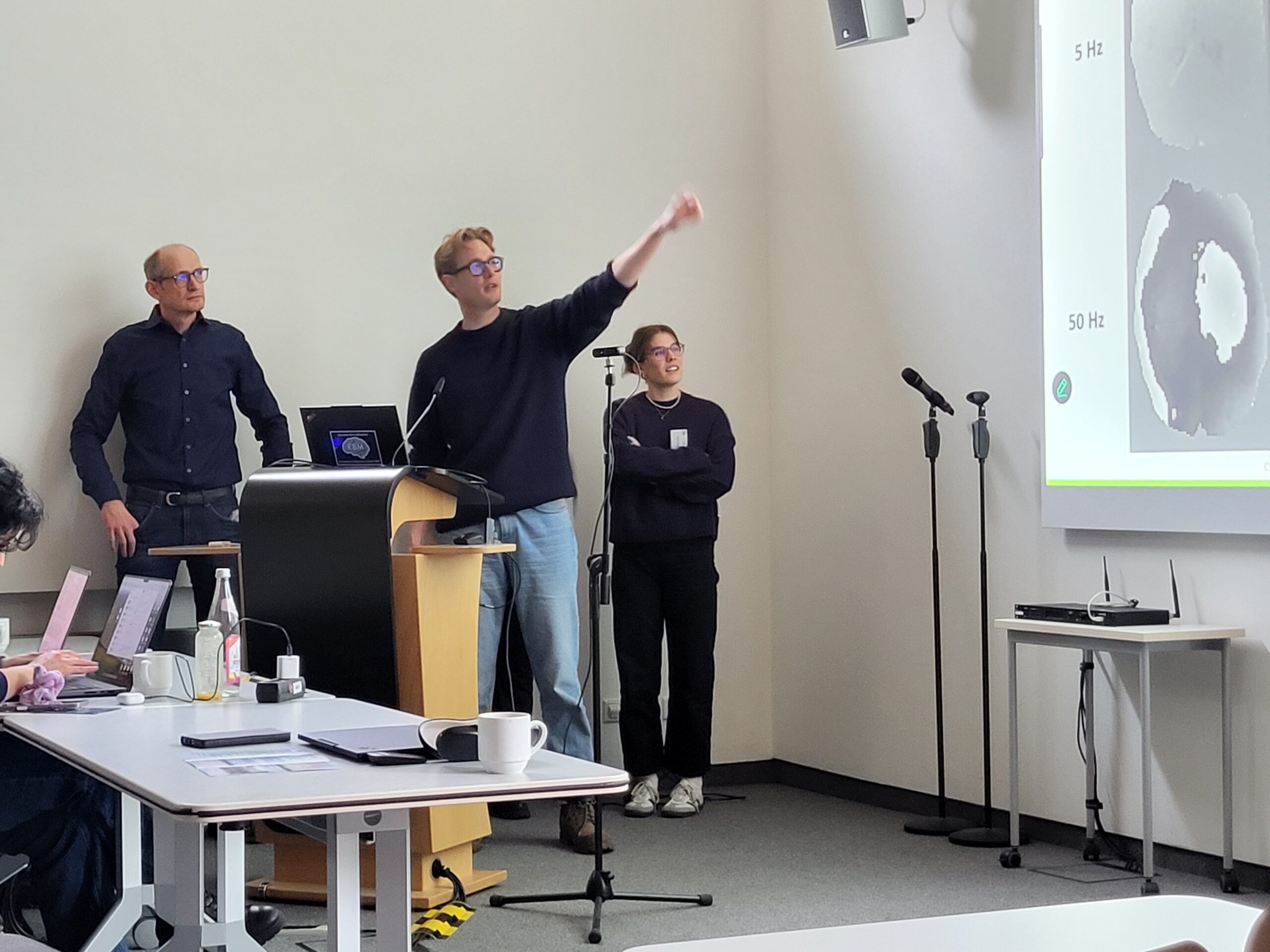 Project update by the doctoral researchers. (Image: A. Dakkouri-Baldauf)
