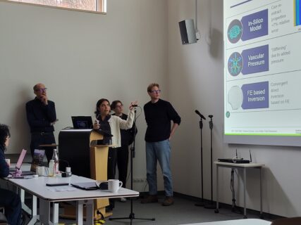 Project update by the doctoral researchers. (Image: A. Dakkouri-Baldauf)