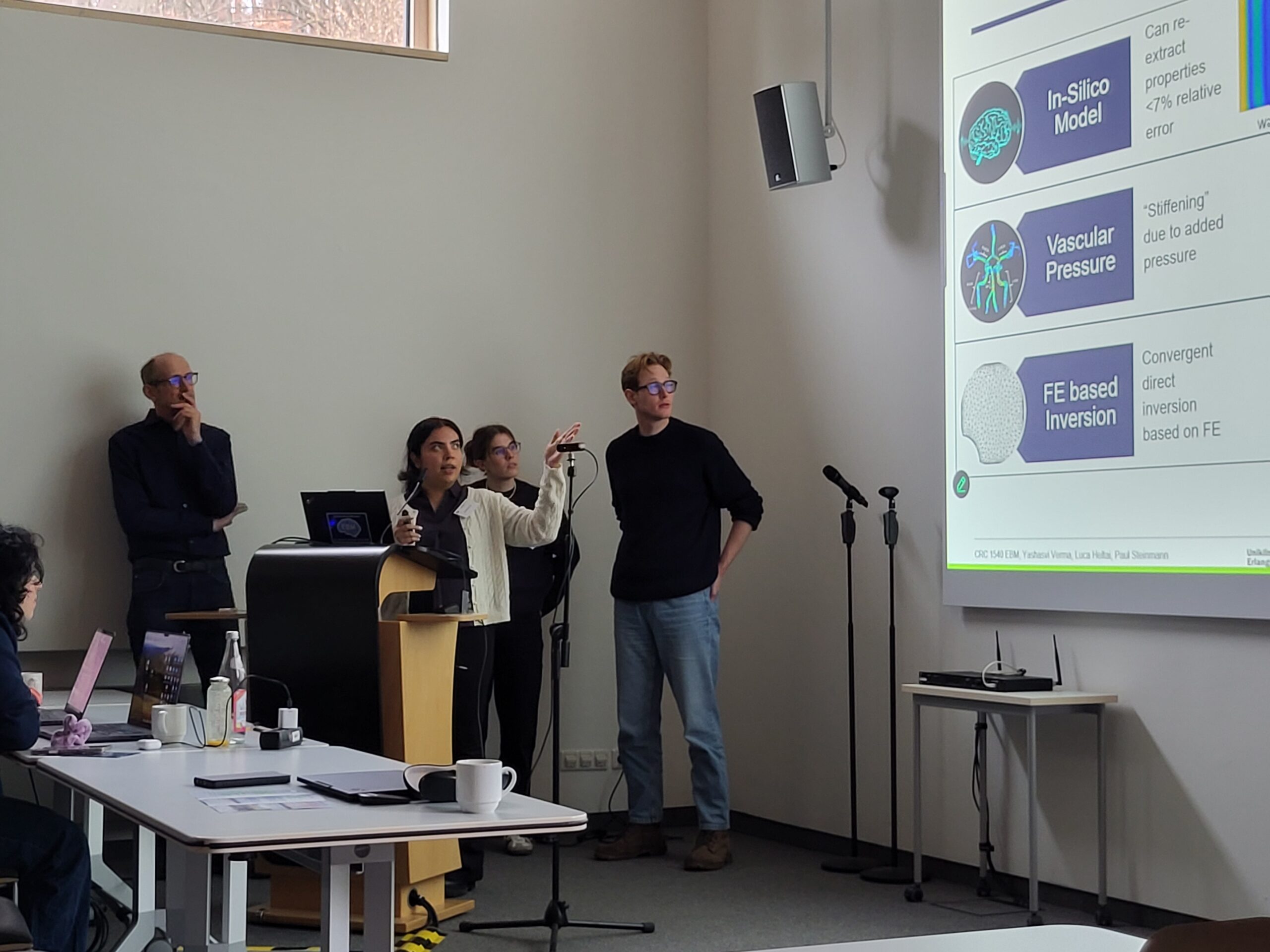 Project update by the doctoral researchers. (Image: A. Dakkouri-Baldauf)