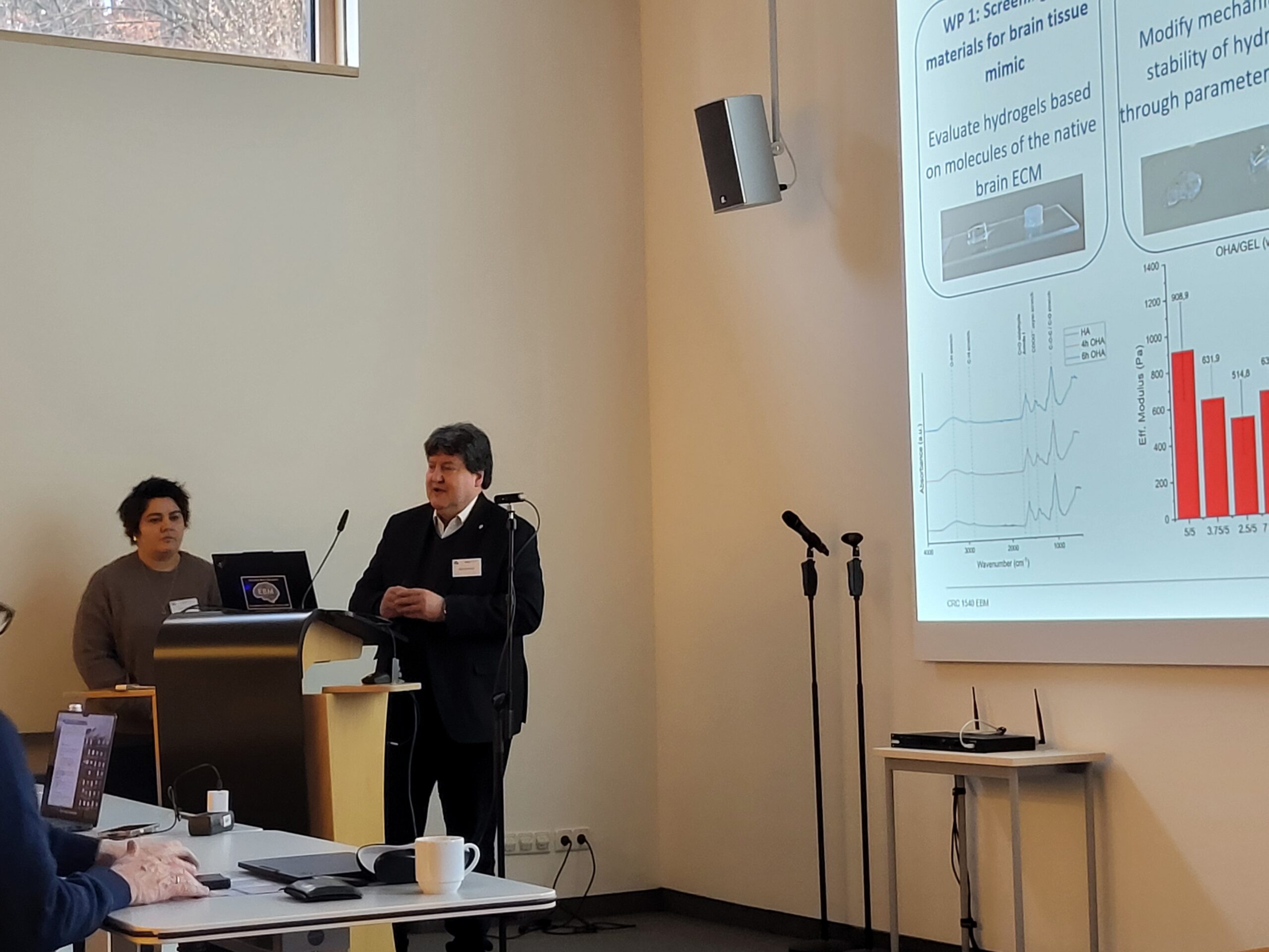 Presenting their ongoing project: PIs in action. (Image: A. Dakkouri-Baldauf)