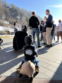 Next generation of EBMers enjoying the retreat. (Image: S. Budday)