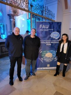 Left to right: Paul Steinmann (scientific talks), Alexander Eichmüller (technical direction), Silvia Budday (scientific talks). Photo: A. Dakkouri-Baldauf