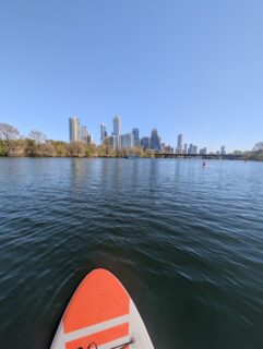 Downtown view from the Colorado River. Photo: M. Lorke
