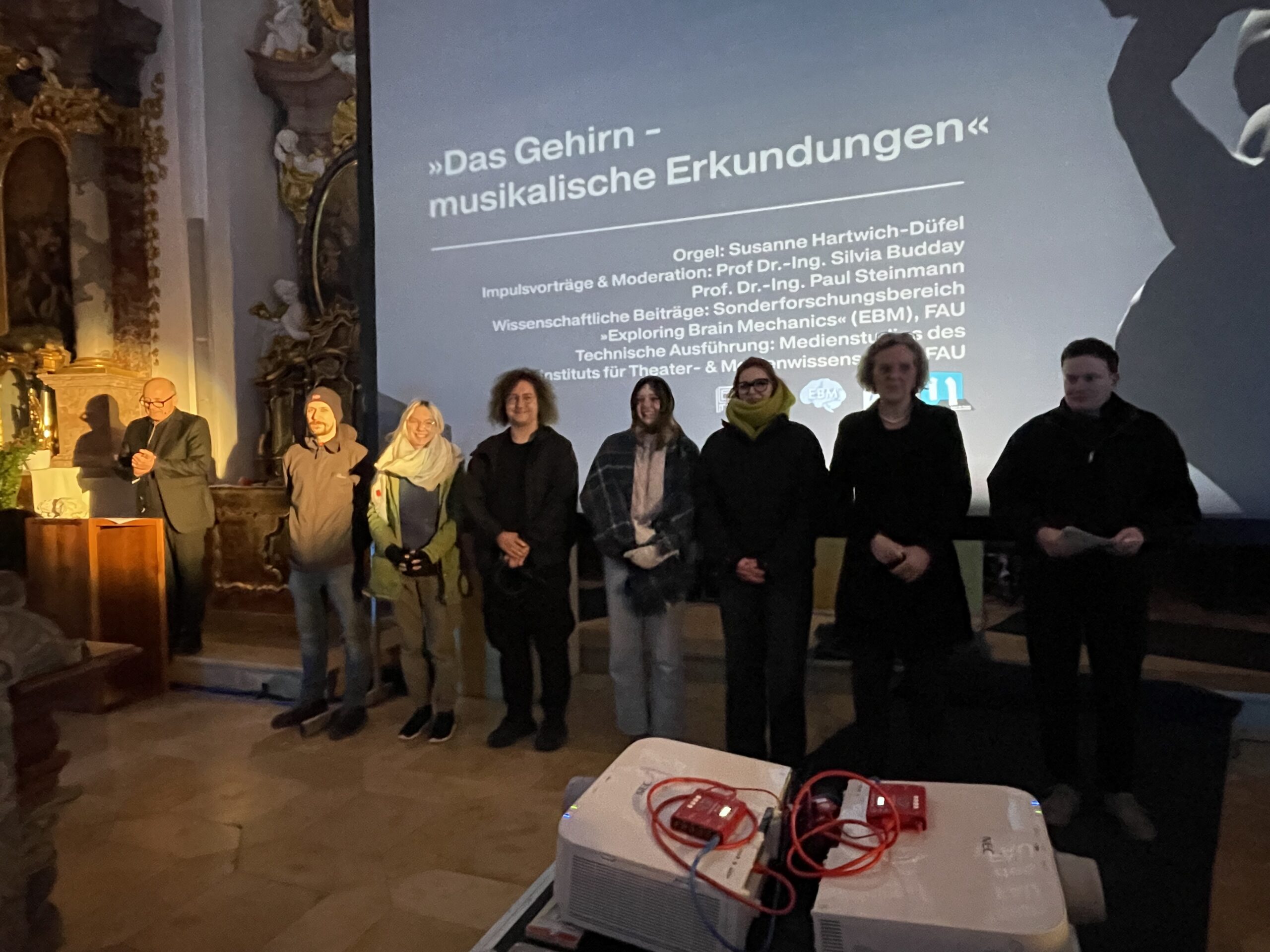 Part of the team on stage during the final applause. Image: Kloster Speinshart